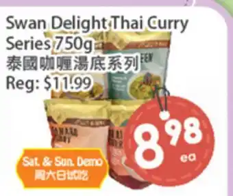 Fresh Palace Supermarket Swan Delight Thai Curry Series offer