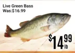 Nations Fresh Foods Live Green Bass offer