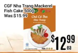Nations Fresh Foods CGF Nha Trang Mackerel Fish Cake offer
