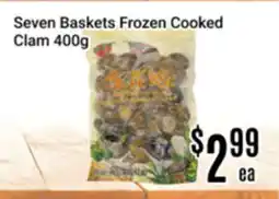 Nations Fresh Foods Seven Baskets Frozen Cooked Clam offer