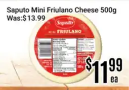 Nations Fresh Foods Saputo Mini Friulano Cheese offer