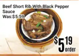 Nations Fresh Foods Beef Short Rib With Black Pepper Sauce offer