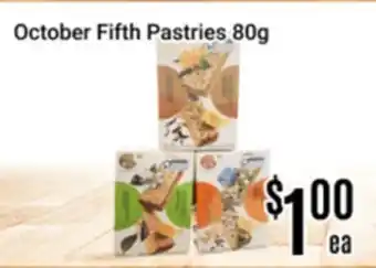 Nations Fresh Foods October Fifth Pastries offer