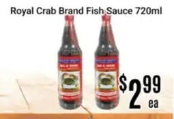 Nations Fresh Foods Royal Crab Brand Fish Sauce offer