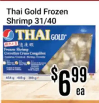 Nations Fresh Foods Thai Gold Frozen Shrimp 31/40 offer