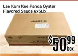 Nations Fresh Foods Lee Kum Kee Panda Oyster Flavored Sauce 6x5Lb offer