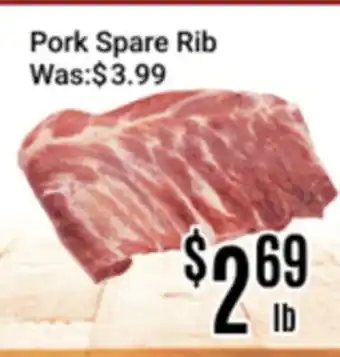 Nations Fresh Foods Pork Spare Rib offer