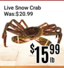 Nations Fresh Foods Live Snow Crab offer