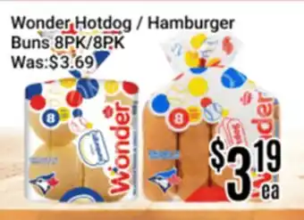Nations Fresh Foods Wonder Hotdog / Hamburger Buns offer