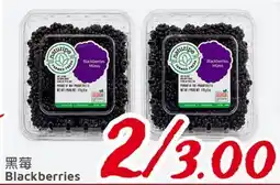 United Supermarket Blackberries offer