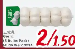United Supermarket Garlic offer