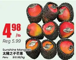 Terra Foodmart Sunshine Mangoes offer