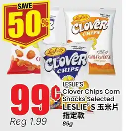 Terra Foodmart LESLIE'S Clover Chips Corn Snacks offer
