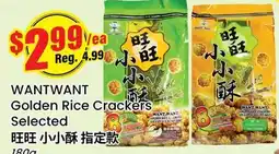 Terra Foodmart WANTWANT Golden Rice Crackers offer