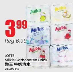 Terra Foodmart LOTTE Milkis Carbonated Drink offer