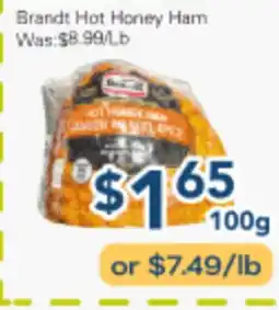 Oceans Fresh Food Market Brandt Hot Honey Ham offer