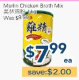 Oceans Fresh Food Market Merlin Chicken Broth Mix offer