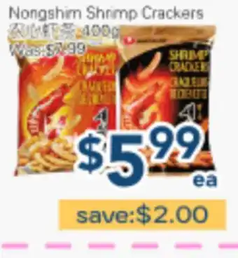 Oceans Fresh Food Market Nongshim Shrimp Crackers offer