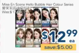 Oceans Fresh Food Market Mise En Scene Hello Bubble Hair Colour Series offer