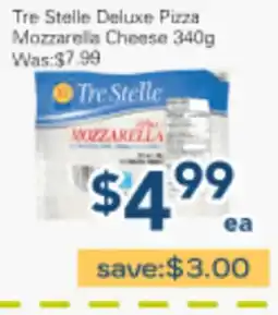 Oceans Fresh Food Market Tre Stelle Deluxe Pizza Mozzarella Cheese offer