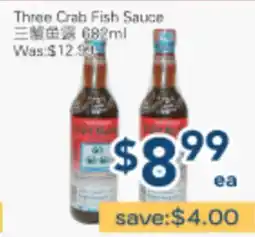 Oceans Fresh Food Market Three Crab Fish Sauce offer