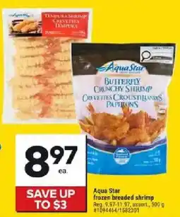 Giant Tiger Aqua Star frozen breaded shrimp offer