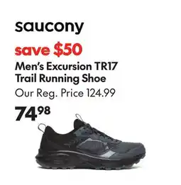 Sport Chek SAUCONY MEN'S EXCURSION TR17 TRAIL RUNNING SHOE offer