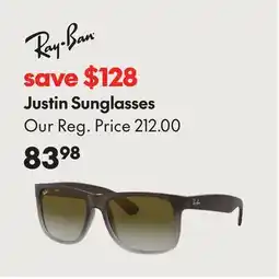 Sport Chek RAY-BAN JUSTIN SUNGLASSES offer