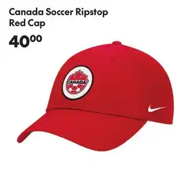 Sport Chek CANADA SOCCER RIPSTOP RED CAP offer