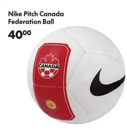 Sport Chek NIKE PITCH CANADA FEDERATION BALL offer