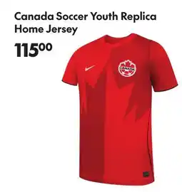 Sport Chek CANADA SOCCER YOUTH REPLICA HOME JERSEY offer
