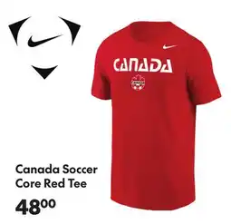 Sport Chek CANADA SOCCER CORE RED TEE offer