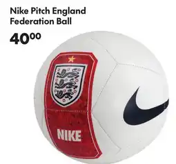 Sport Chek NIKE PITCH ENGLAND FEDERATION BALL offer