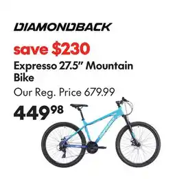 Sport Chek DIAMONDBACK EXPRESSO 27.5 MOUNTAIN BIKE offer