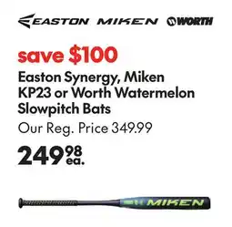Sport Chek MIKEN KP23 MAXLOAD SLO-PITCH BAT offer