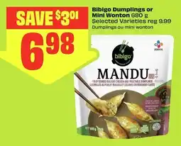 FreshCo Bibigo Dumplings or Mini Wonton offer