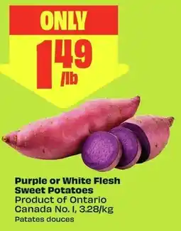 FreshCo Purple or White Flesh Sweet Potatoes offer