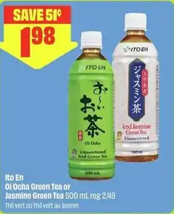 FreshCo Ito En Oi Ocha Green Tea or Jasmine Green Tea offer