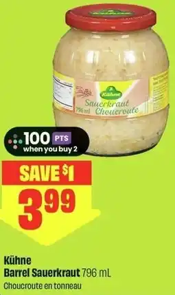 FreshCo Kühne Barrel Sauerkraut offer
