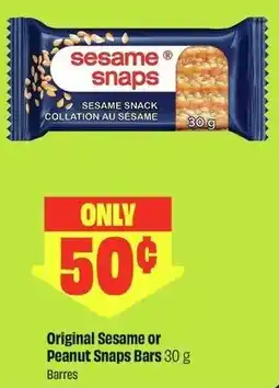 FreshCo Original Sesame or Peanut Snaps Bars offer