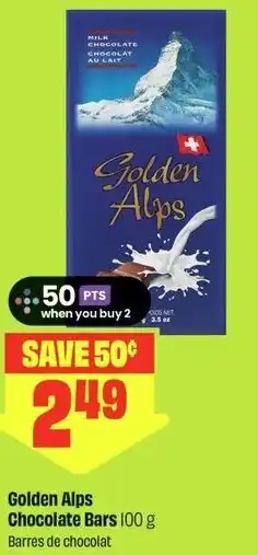 FreshCo Golden Alps Chocolate Bars offer