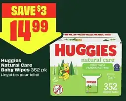 FreshCo Huggies natural care baby wipes offer