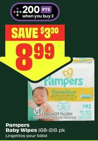 FreshCo Pampers Baby Wipes offer