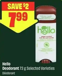 FreshCo Hello Deodorant offer