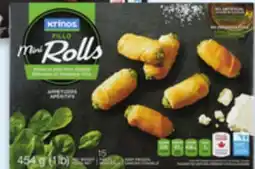 Walmart Krinos fillo mini rolls offer