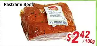 Bestco Food Mart Pastrami Beef offer