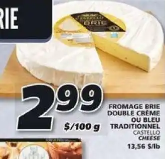 IGA Fromage brie double crème ou bleu offer