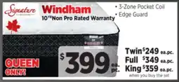Surplus Furniture Windham Pocket Coil Queen Mattress Set offer