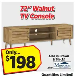 Surplus Furniture 72 Walnut TV Console offer