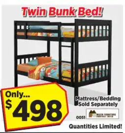 Surplus Furniture Twin/Twin Espresso Bunk Bed offer
